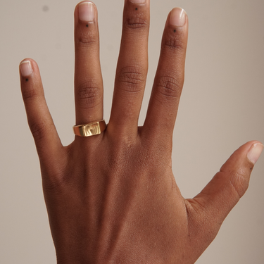 THE SPENCER RING - Solid 14k yellow gold