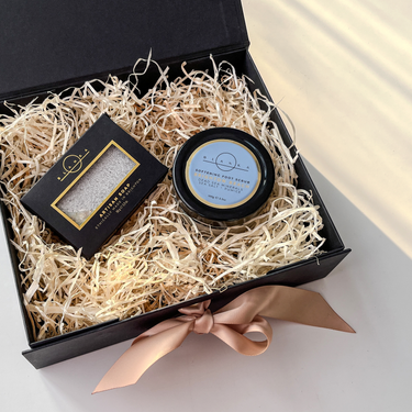 Brighton Beach Gift Set - Soap and Foot Scrub with Sea Salt and Dead Sea minerals