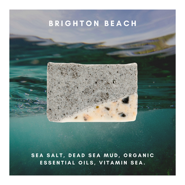 Brighton Beach - Moisturising soap bar with sea salt and Dead Sea minerals