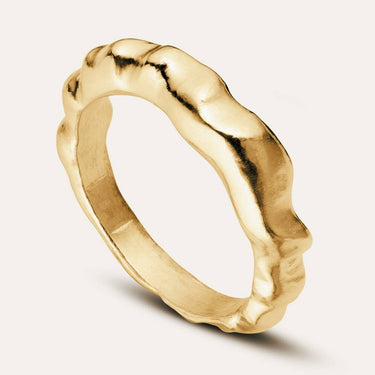 Aimless C Ring 18ct Gold Vermeil