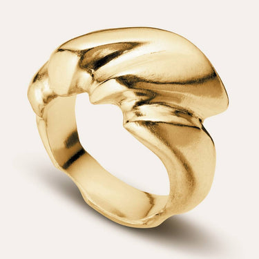 There Ring 18ct Gold Vermeil