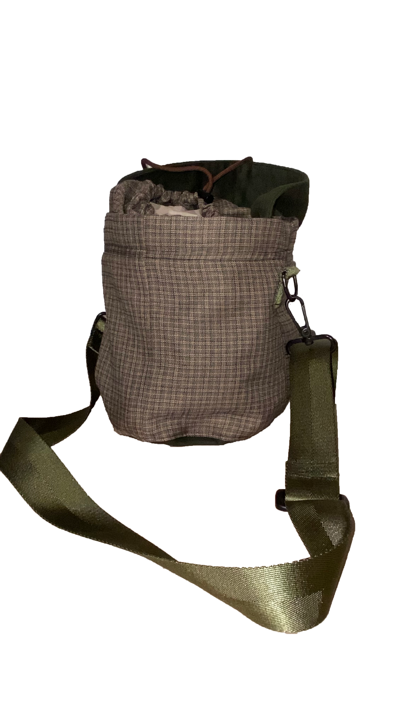 BAGDRIP - BRUSHED GREEN BUCKET BAG